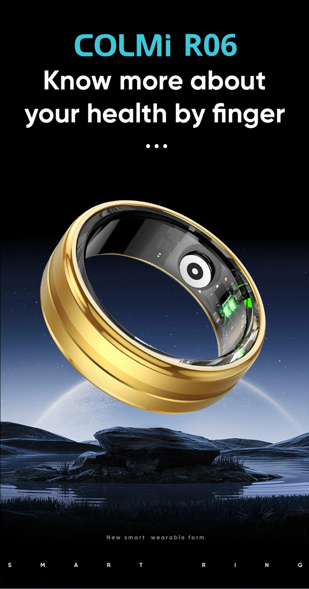 Colmi R06 COLMI R06 Smart Ring with Charging Case