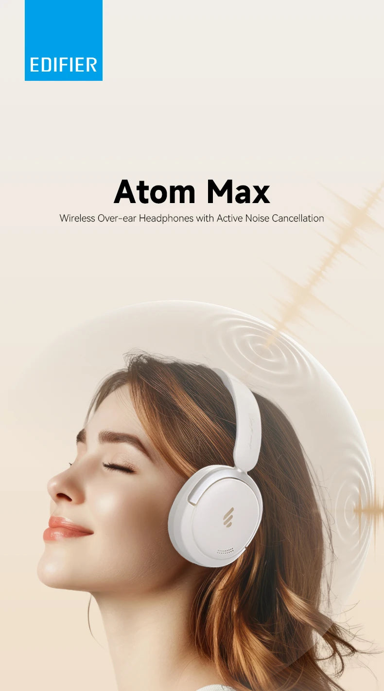 EDIFIER Atom Max ANC Bluetooth Wireless Headphones