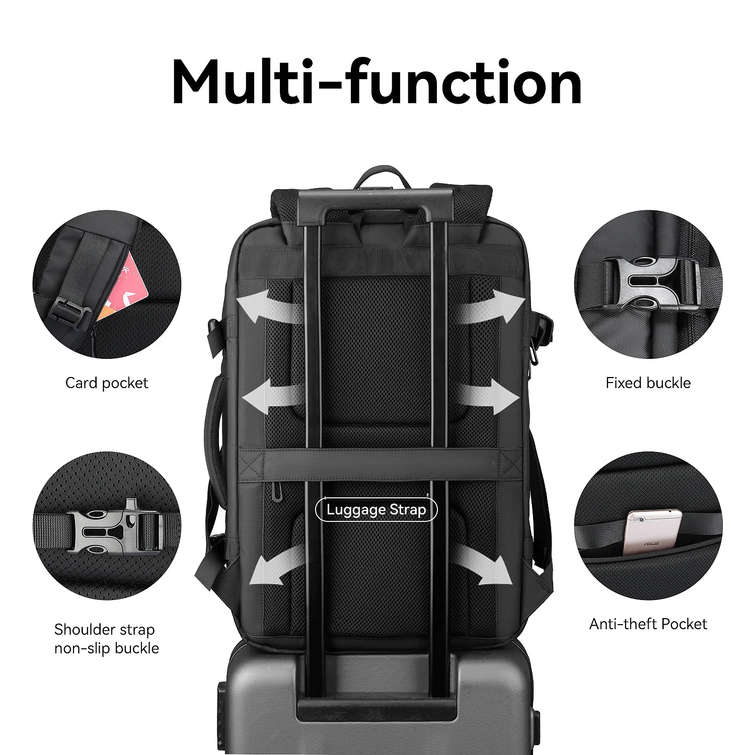MARK RYDEN MR8057 Expansion Business Travel Backpack