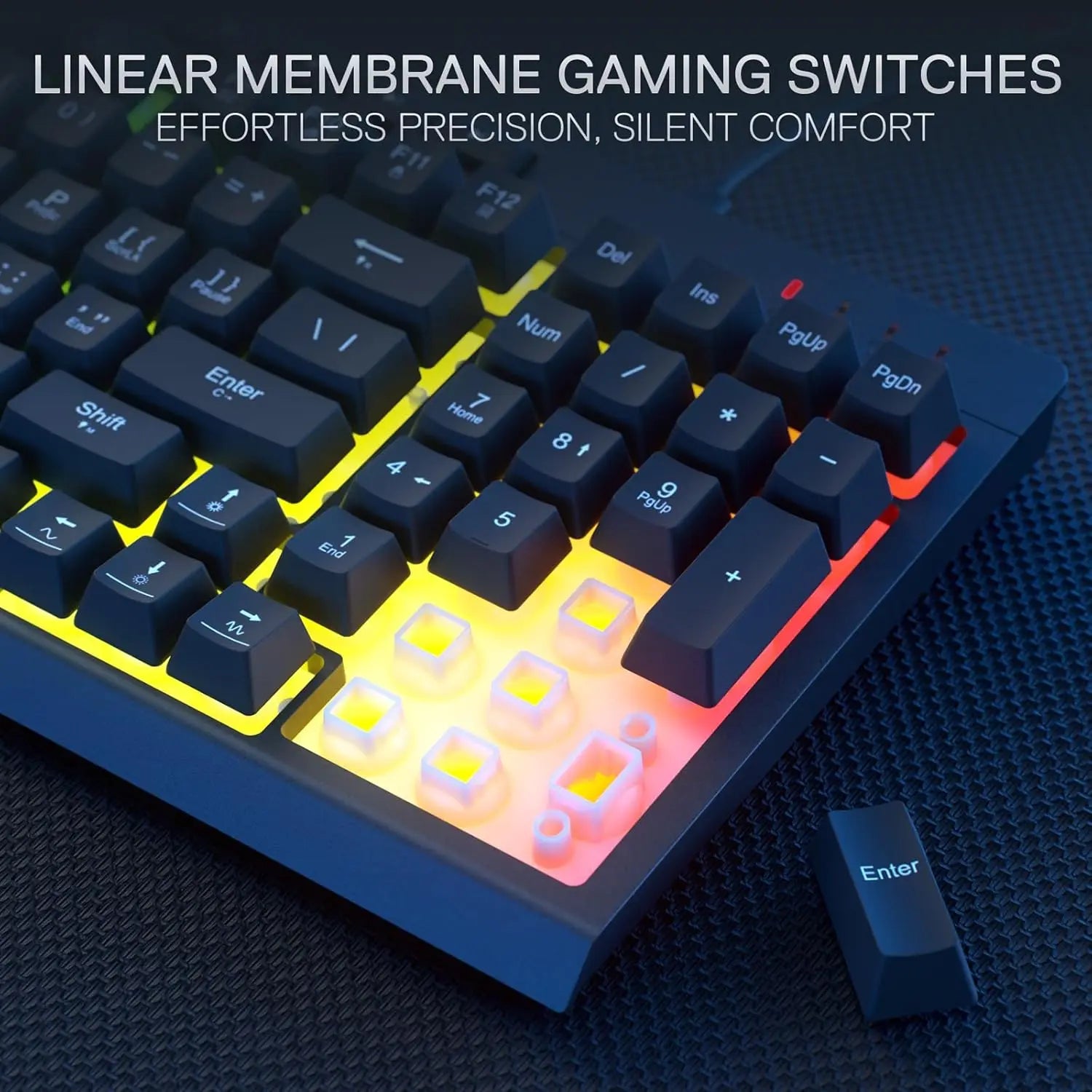 REDRAGON S141 RGB Wired Gaming Keyboard and Mouse