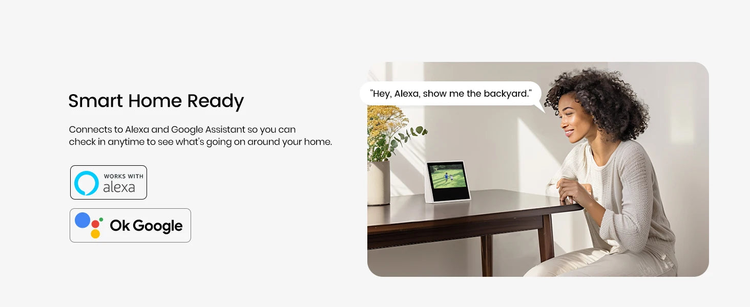 AOSU 3MP Solar Powered Home Security Camera Kit - 2pk