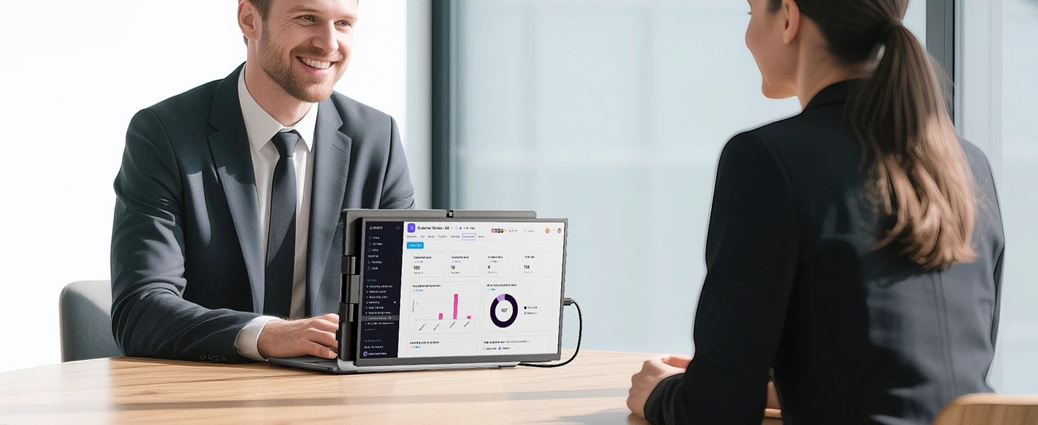 DOPESPLAY Full HD 15.6" IPS Portable Monitor and Laptop Screen Extender