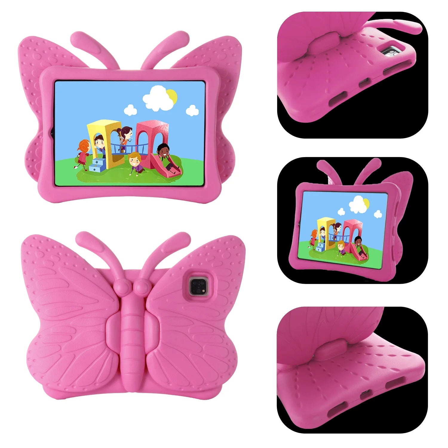 Butterfly Shockproof and Protective iPad Case for Kids