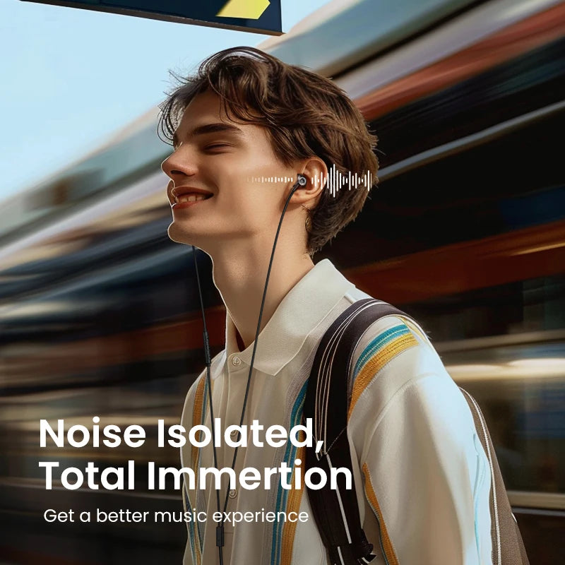 UGREEN EP106 Semi In-Ear Wired Earphones