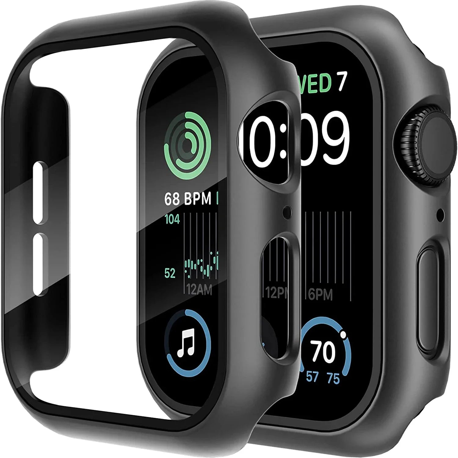 Protective Glass Screen and Case for Apple Watch