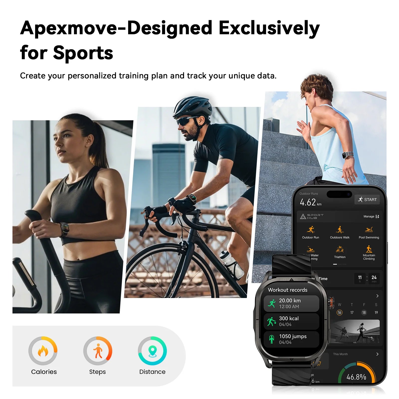 KOSPET Magic P10 1.96" GPS Smart Watch