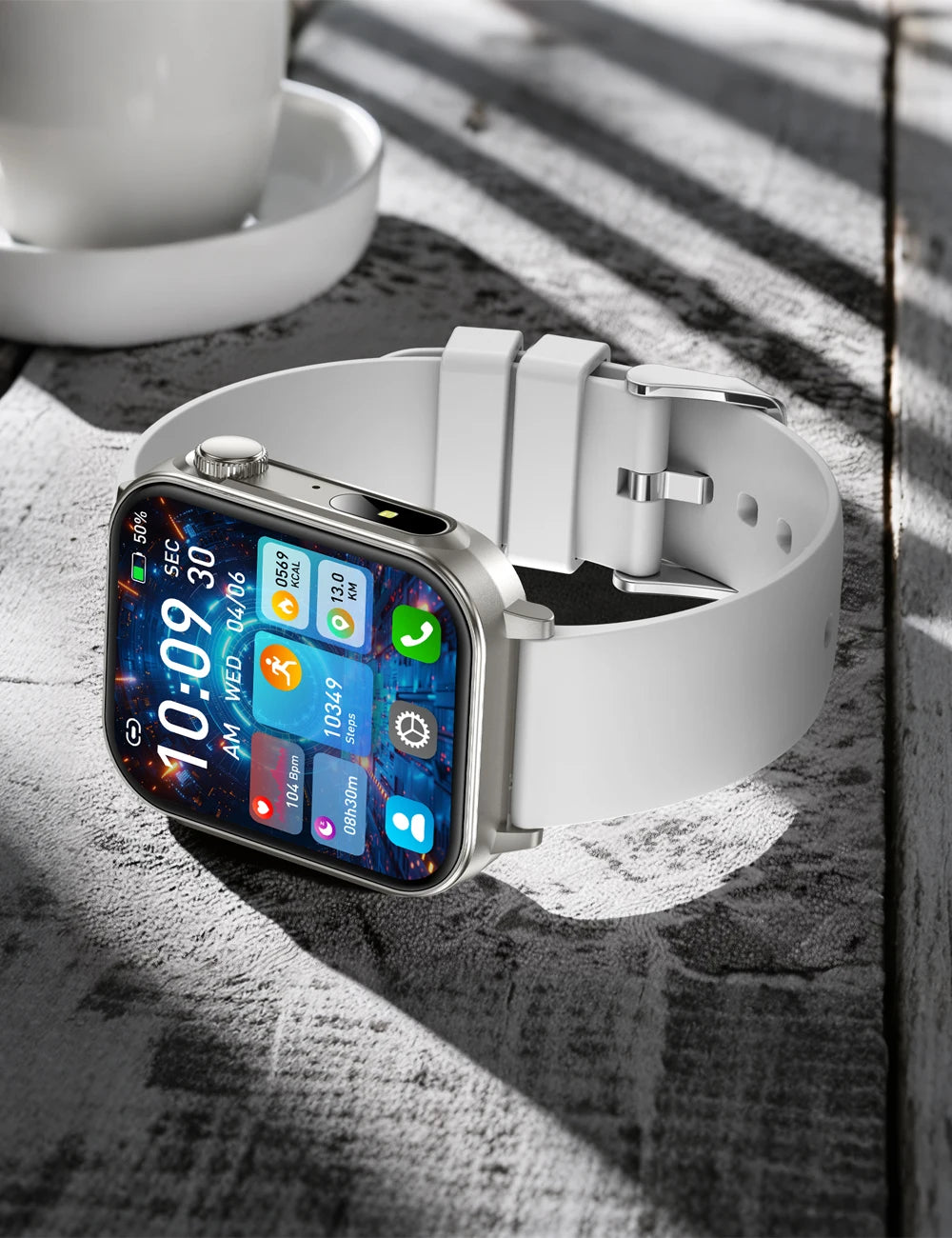 COLMI P80 1.83" HD Smart Watch with Flashlight