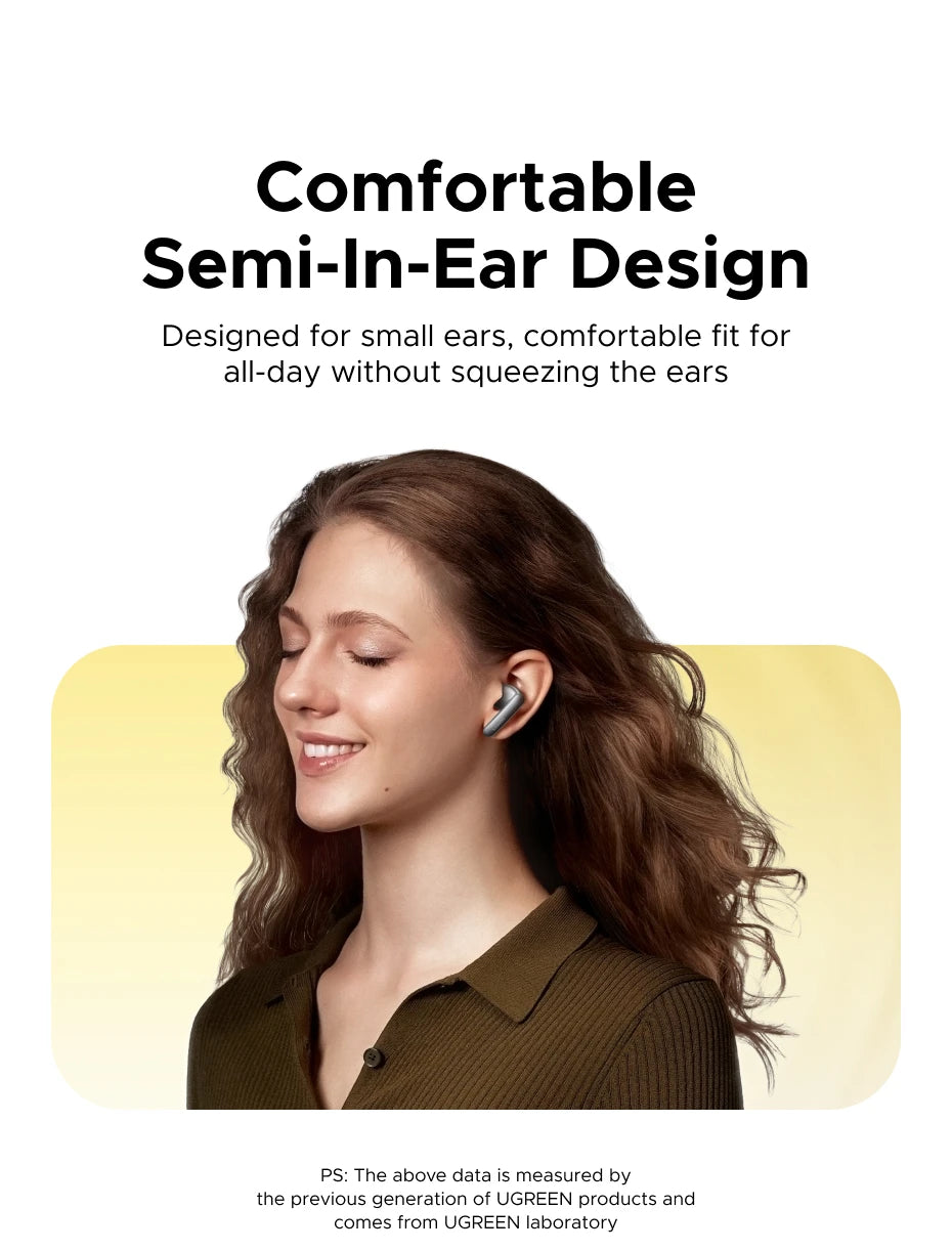 UGREEN LightBuds Magic Noice Cancelling Bluetooth Wireless Earphones