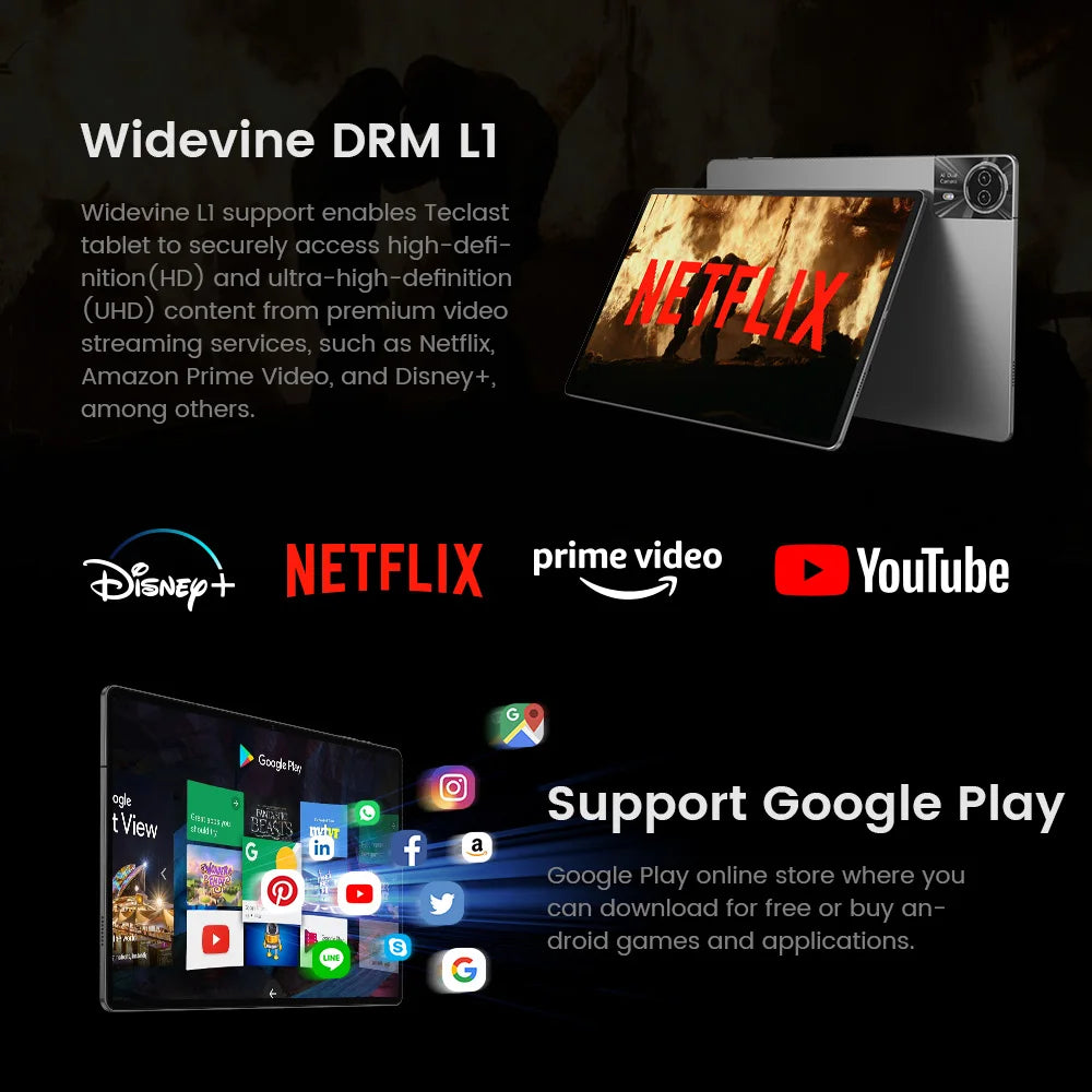 Hundle Tablet Android TECLAST T50 Plus 11