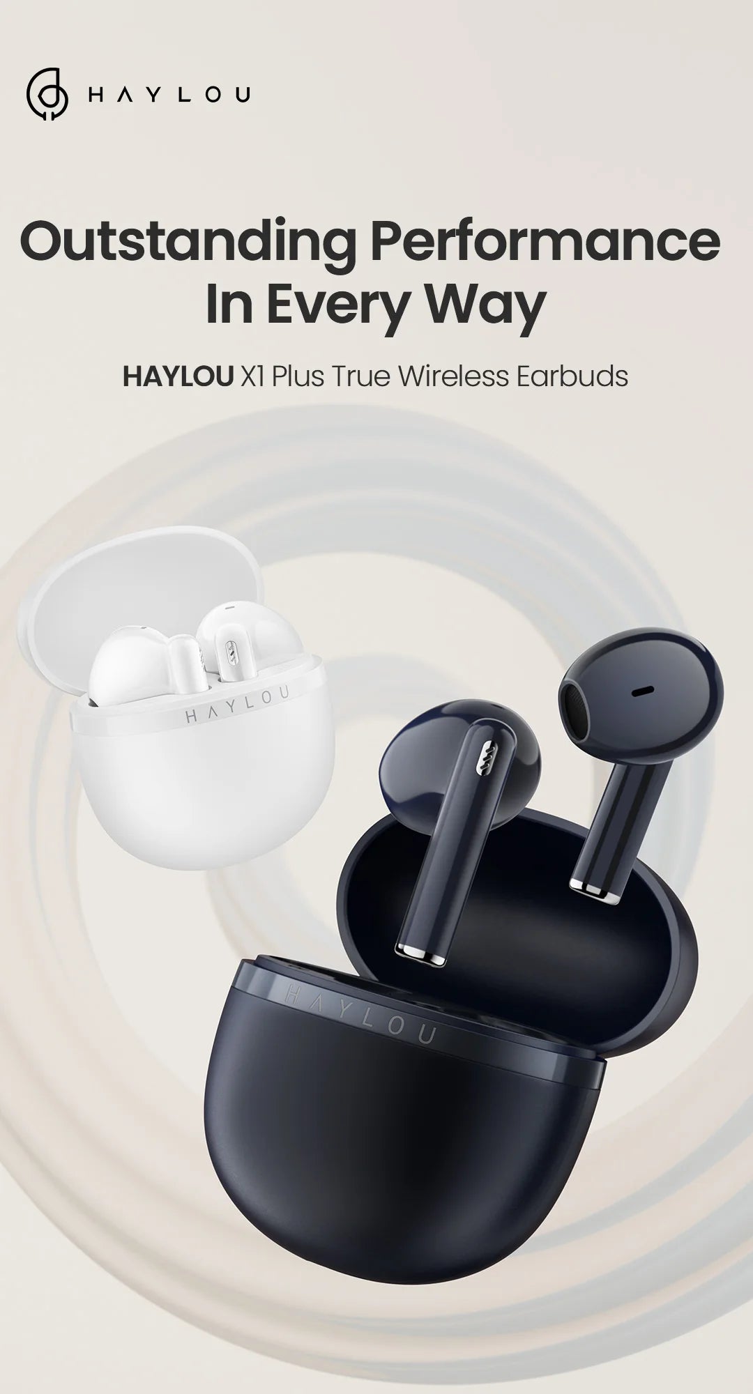HAYLOU X1 Plus ENC Bluetooth Wireless Earphones