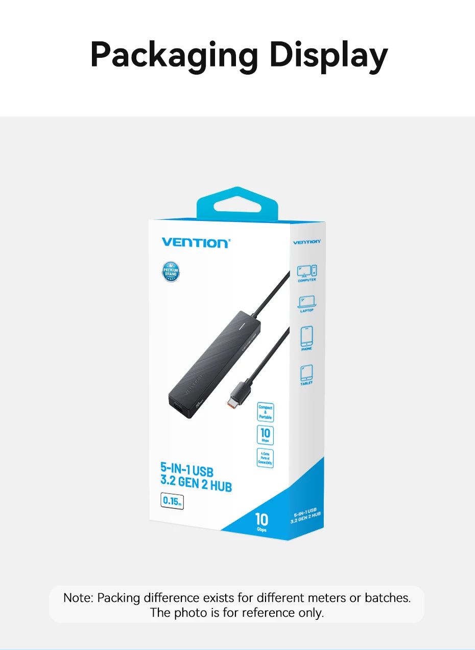 VENTION 5in1 Multiport Adapter Connection Hub