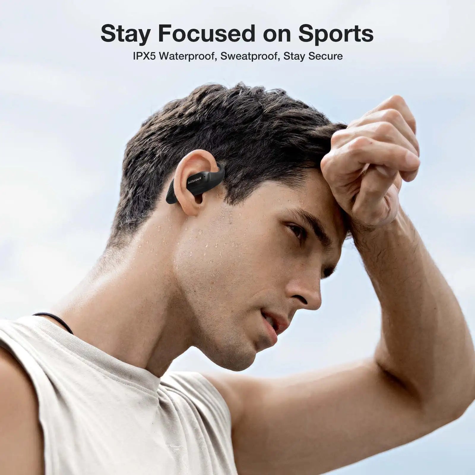 BLITZWOLF Blitzrock BR-CT3 Bluetooth Wireless Open Ear Headphones