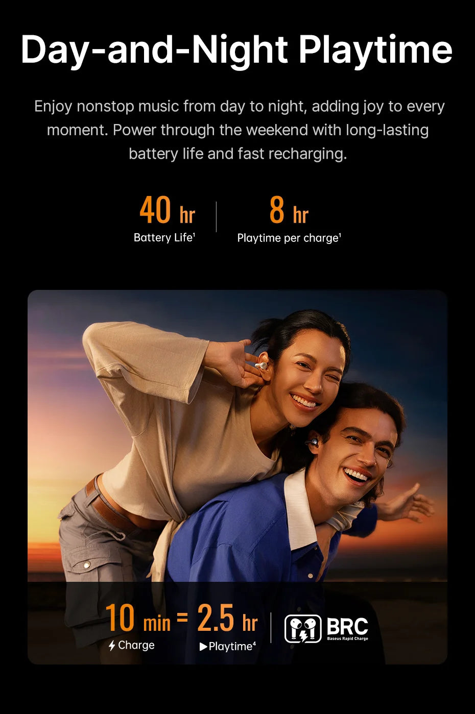 BASEUS Inspire XC1 Bluetooth Wireless Open Ear Headphones