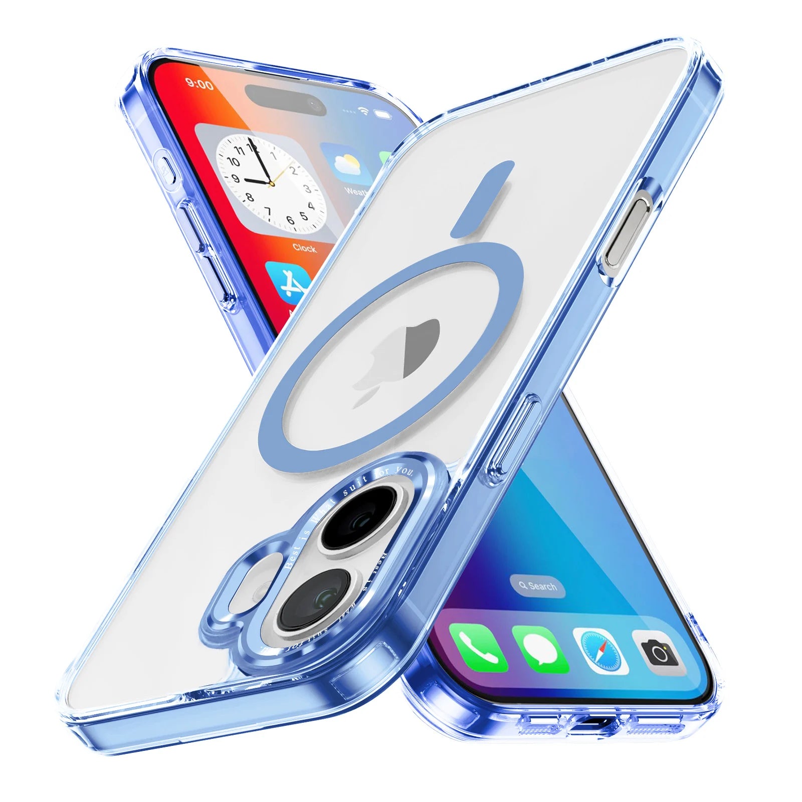 Translucent Magnetic Matte Case for Apple iPhone