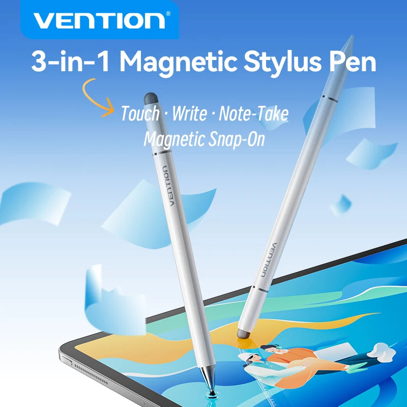 VENTION 3in1 Magnetic Stylus Pen for Apple iPad
