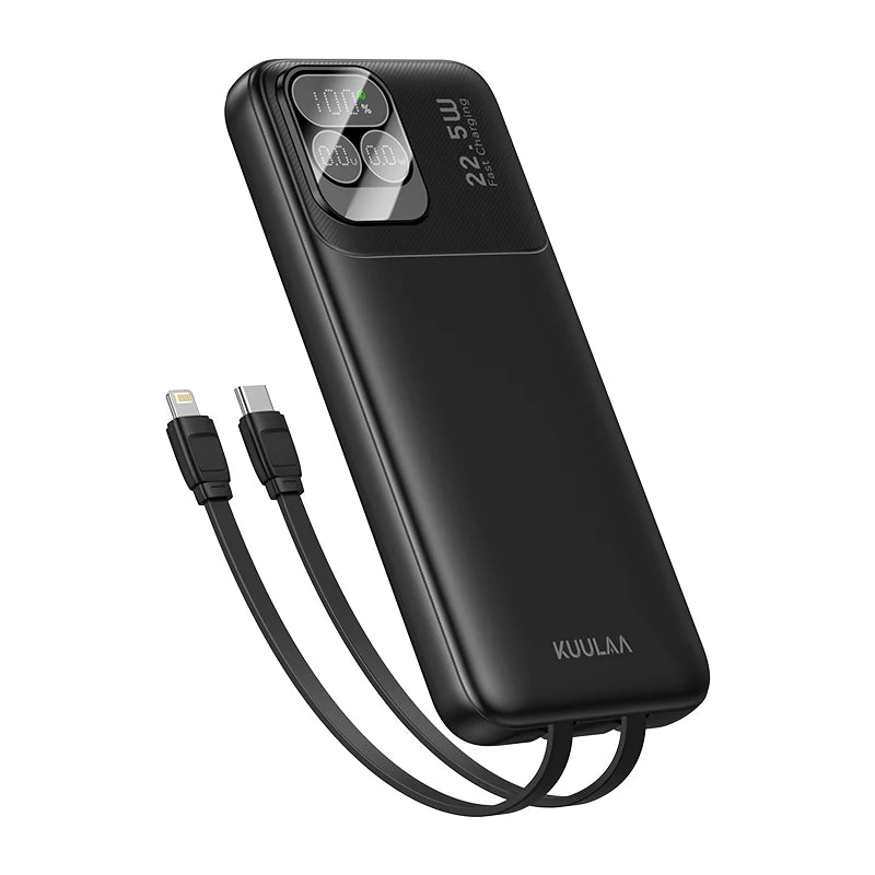 KUULAA 22.5W 10000mAh Fast Charging Portable Charger and Power Bank