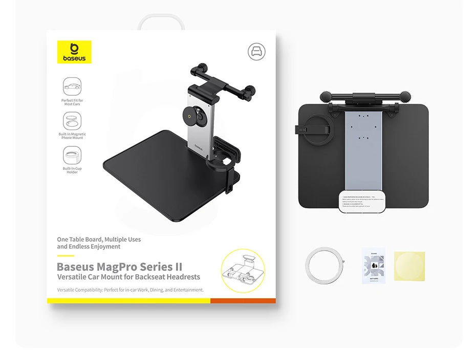 BASEUS MagPro Series 2 Headrest Tablet Holder & Tray