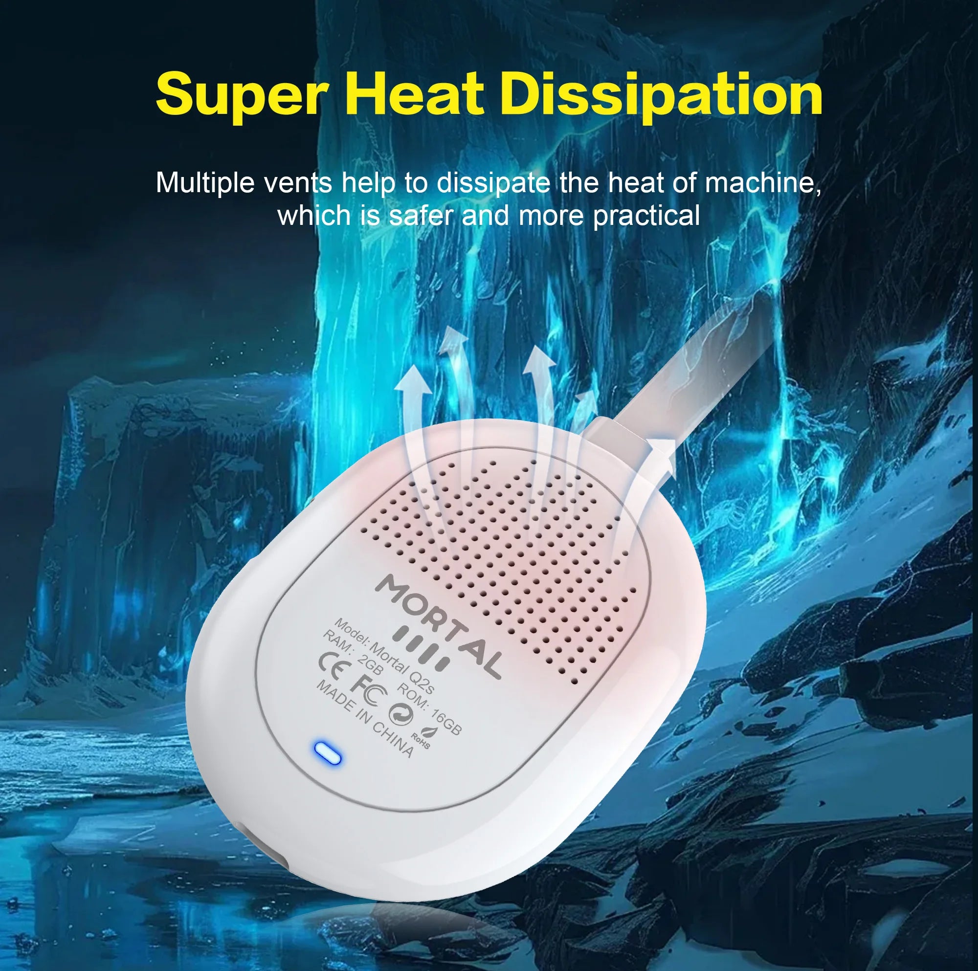 MORTAL Q2S Android TV Stick with Google Assistant