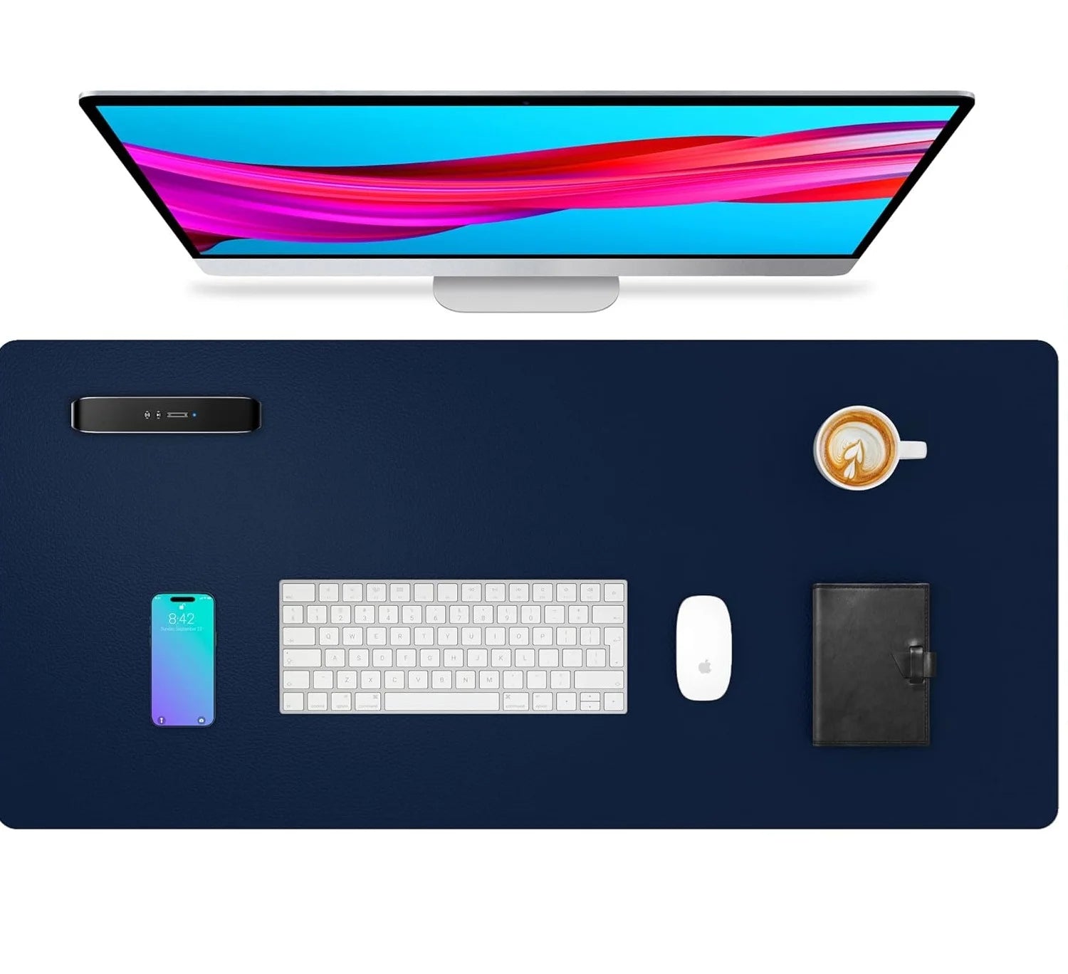 YSAGi Non-Slip Waterproof Leather Desk Mat