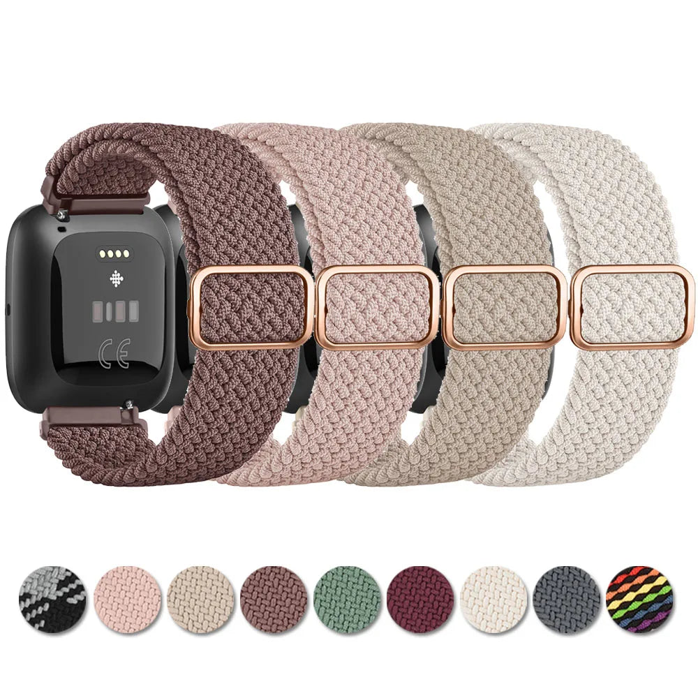 Braided Loop Strap for Fitbit Versa Series Watch