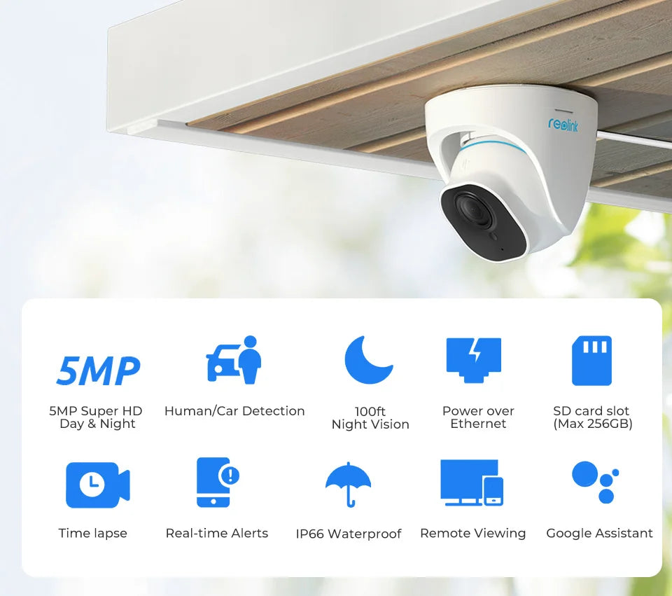 REOLINK RLC-520A 5MP Smart Home Security Camera
