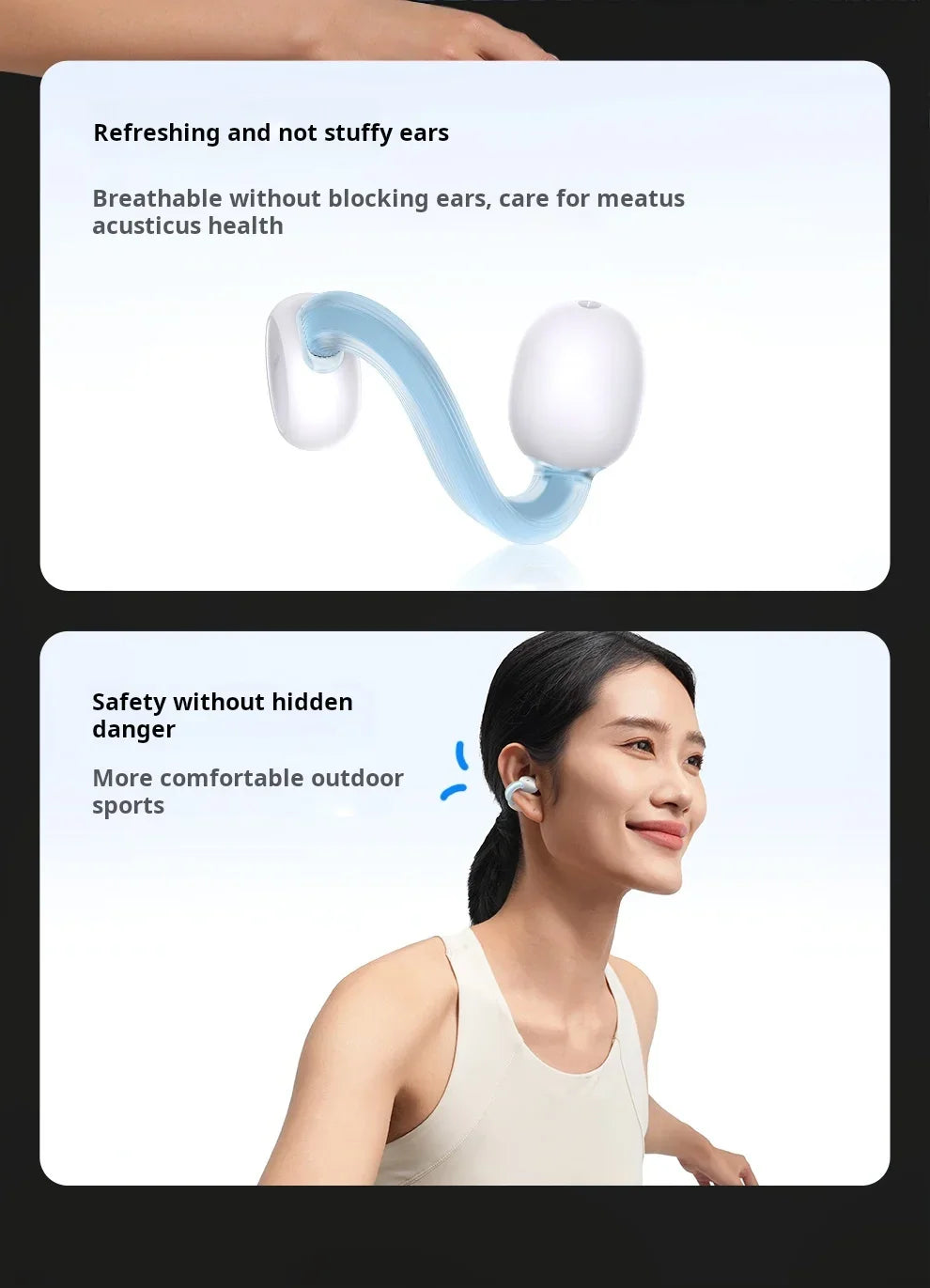 BASEUS AirGo 1 Ring Bluetooth Wireless Open-Ear Earphones