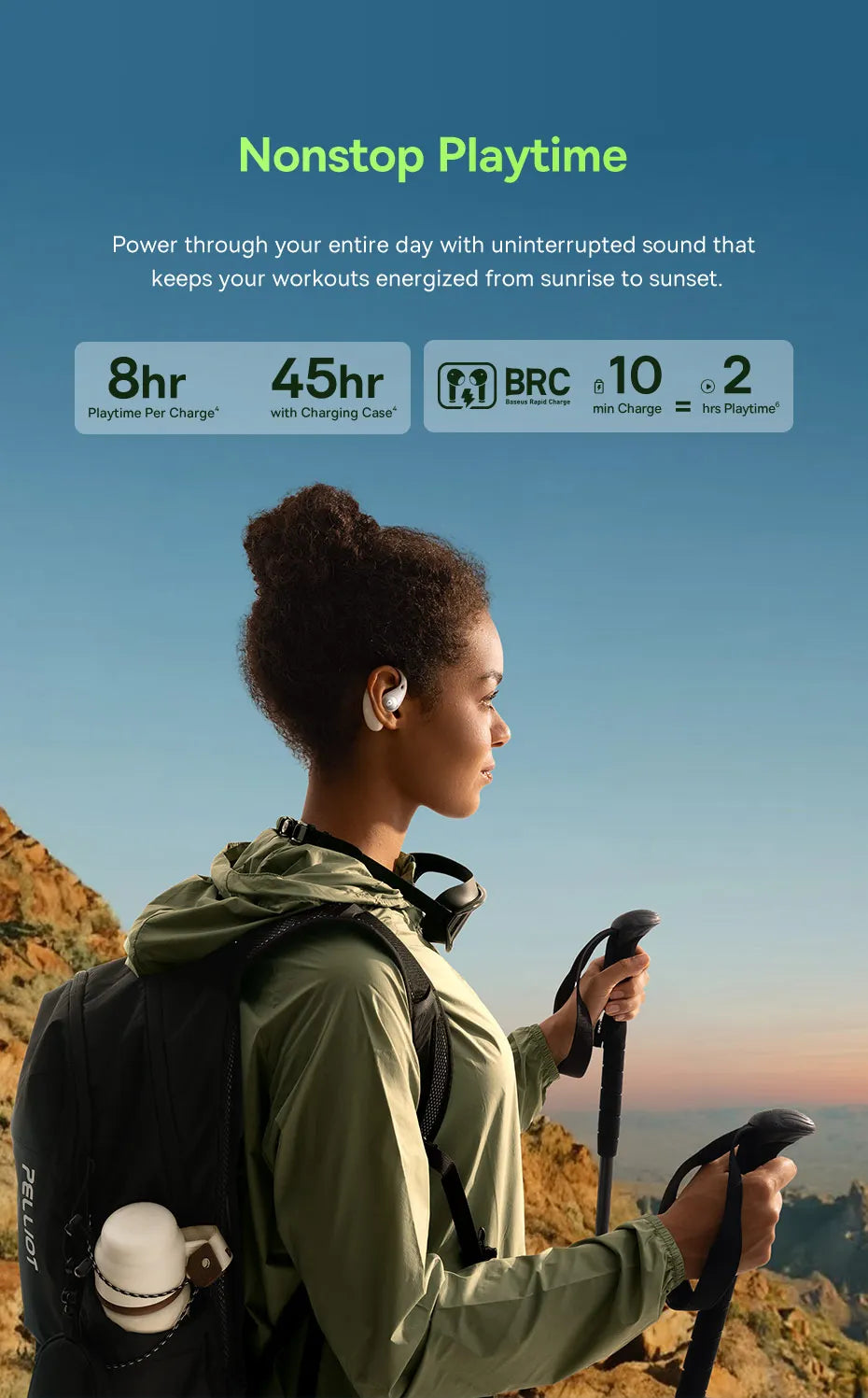 BASEUS Eli Sport 2 Bluetooth Wireless Open-Ear Headphones
