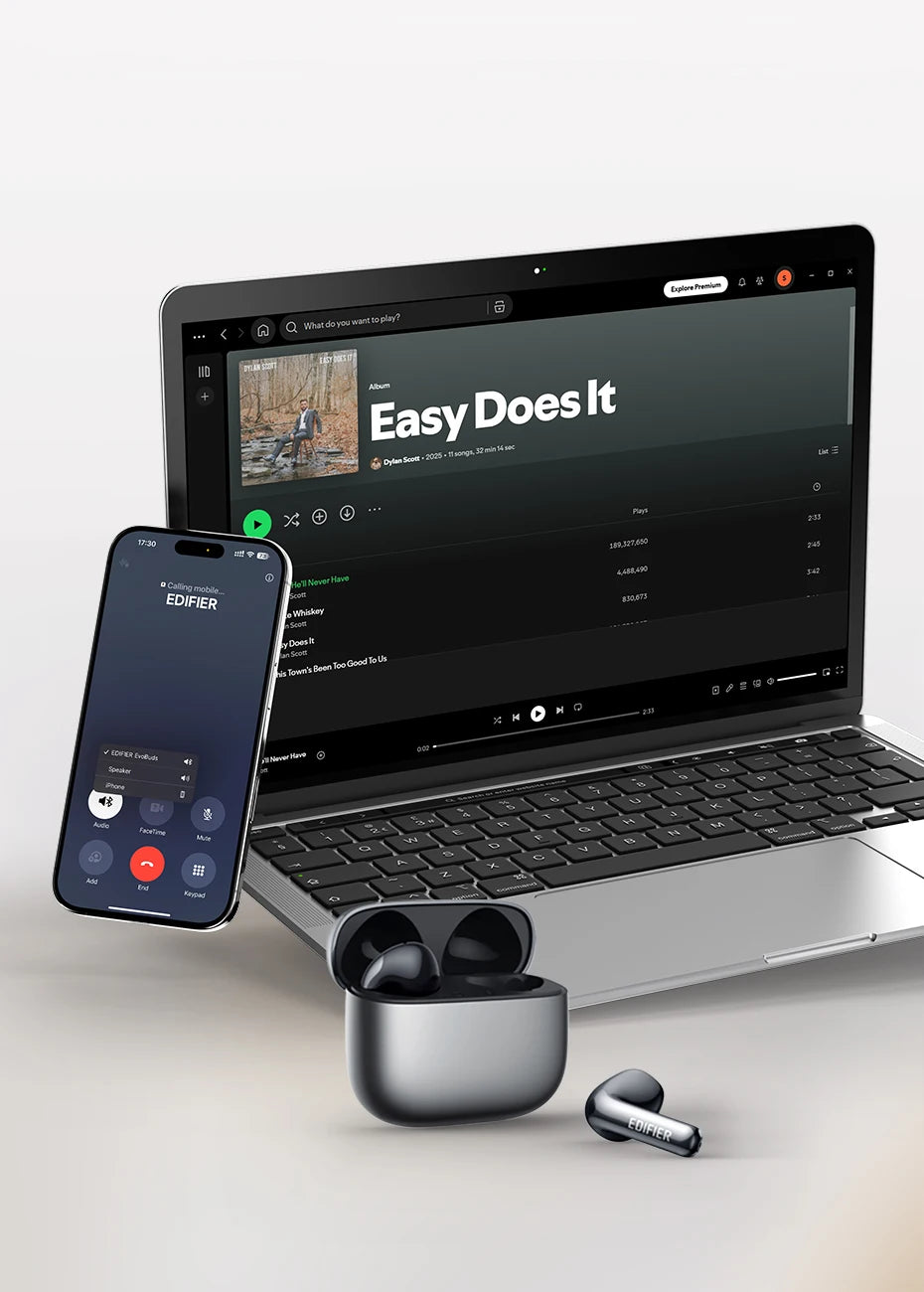 EDIFIER Evobuds Noise Cancelling Bluetooth Wireless Earphones