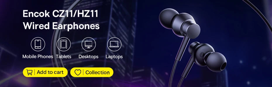 BASEUS Encok CZ19 In Ear Wired Earphones