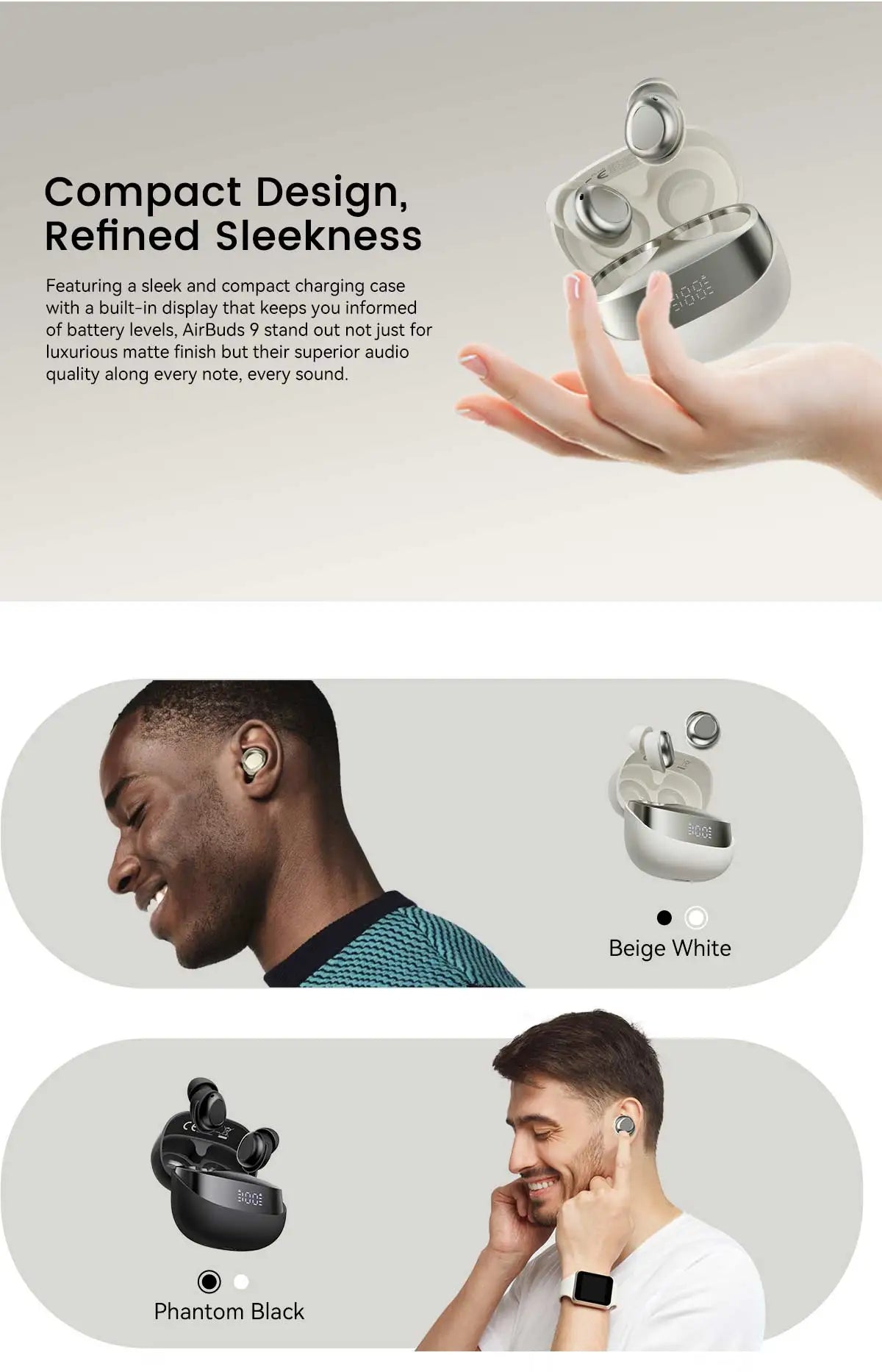 BLACKVIEW AirBuds 9 TWS Bluetooth Wireless Earphones