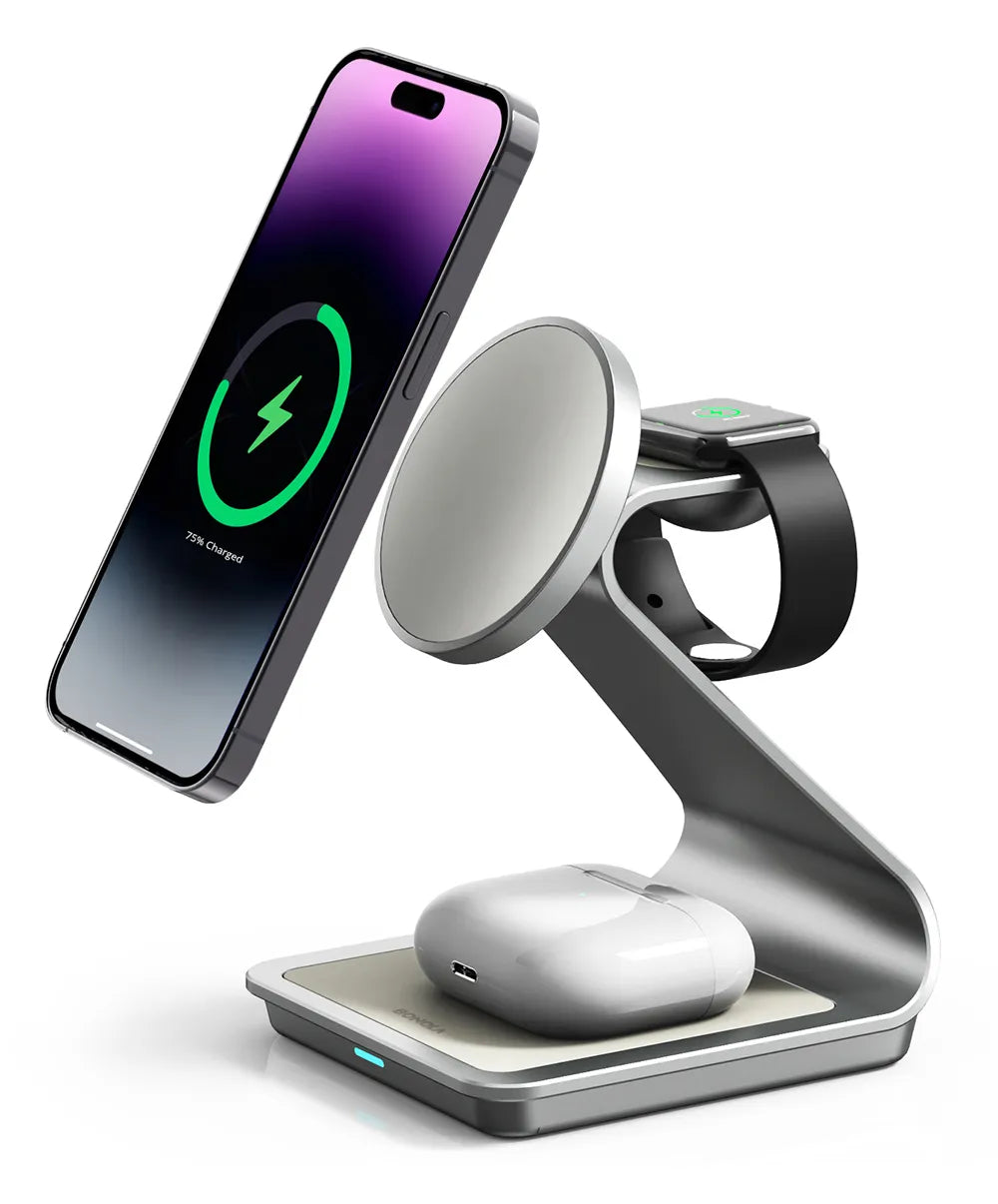 BONOLA 3in1 Wireless Fast Charging Magnetic Stand