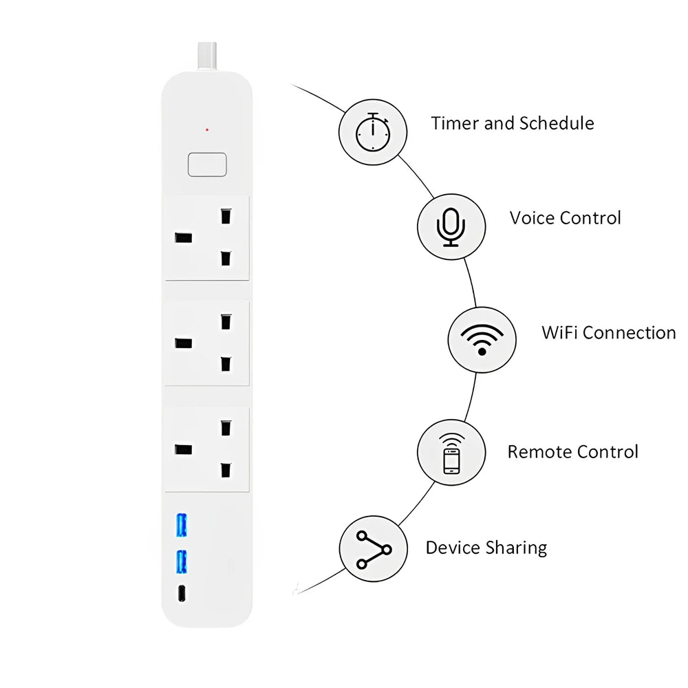 MELERY PS008 WiFi Smart Power Strip 