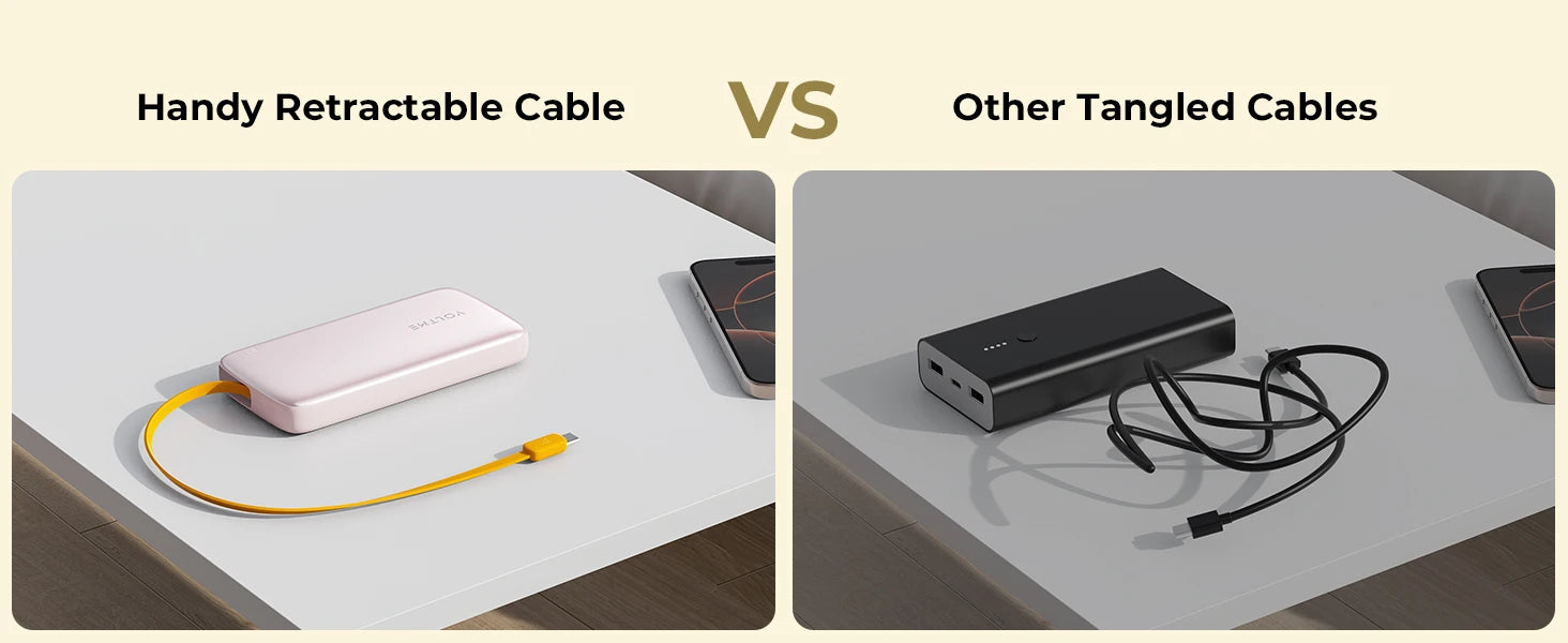 VOLTME Hypercore 10K Rollz Lite 10000mAh Portable Power Bank