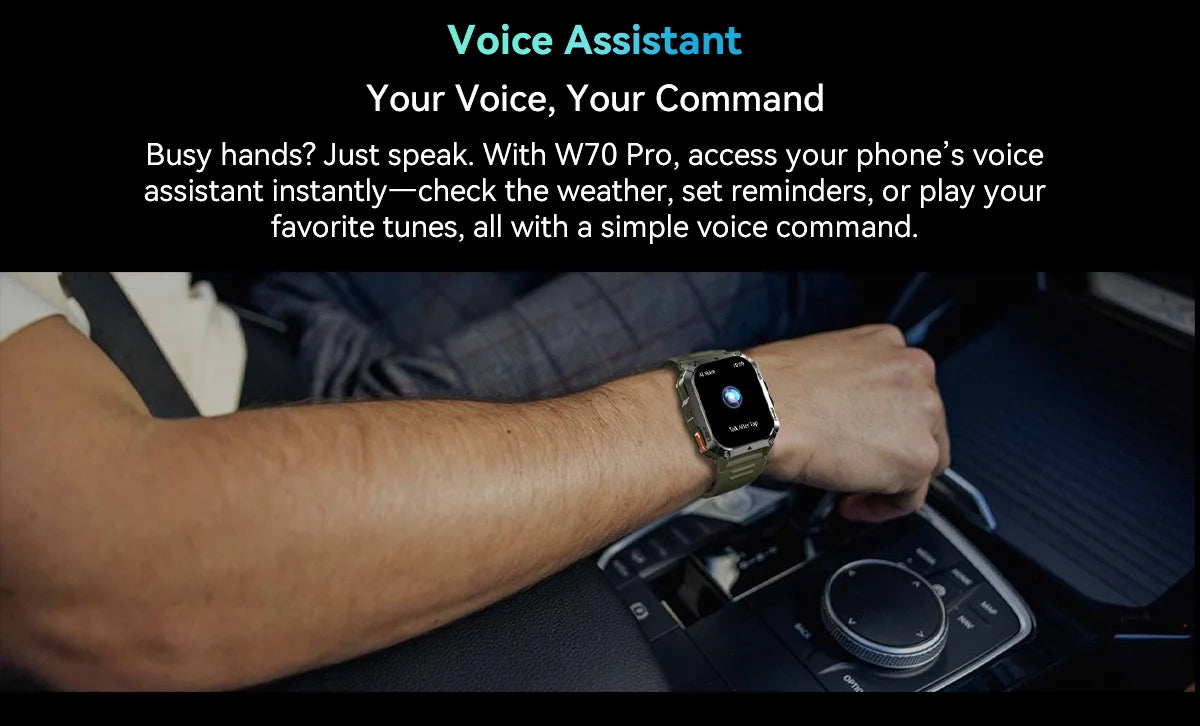 BLACKVIEW W70 2.01" Tactical Smart Watch