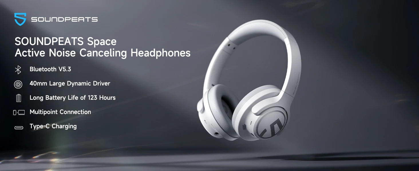 EDIFIER Space Hybrid ANC Bluetooth Wireless Headphones