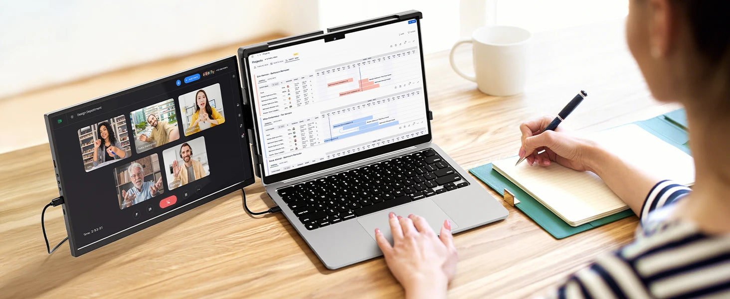 DOPESPLAY Full HD 15.6" IPS Portable Monitor and Laptop Screen Extender