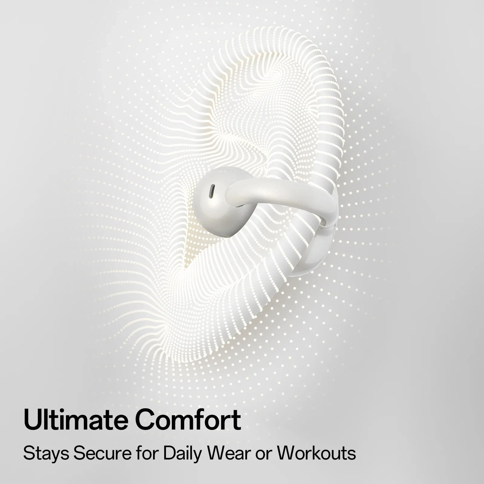 ONEODIO OpenRock E Bluetooth Wireless Open Ear Clip-On Earbuds