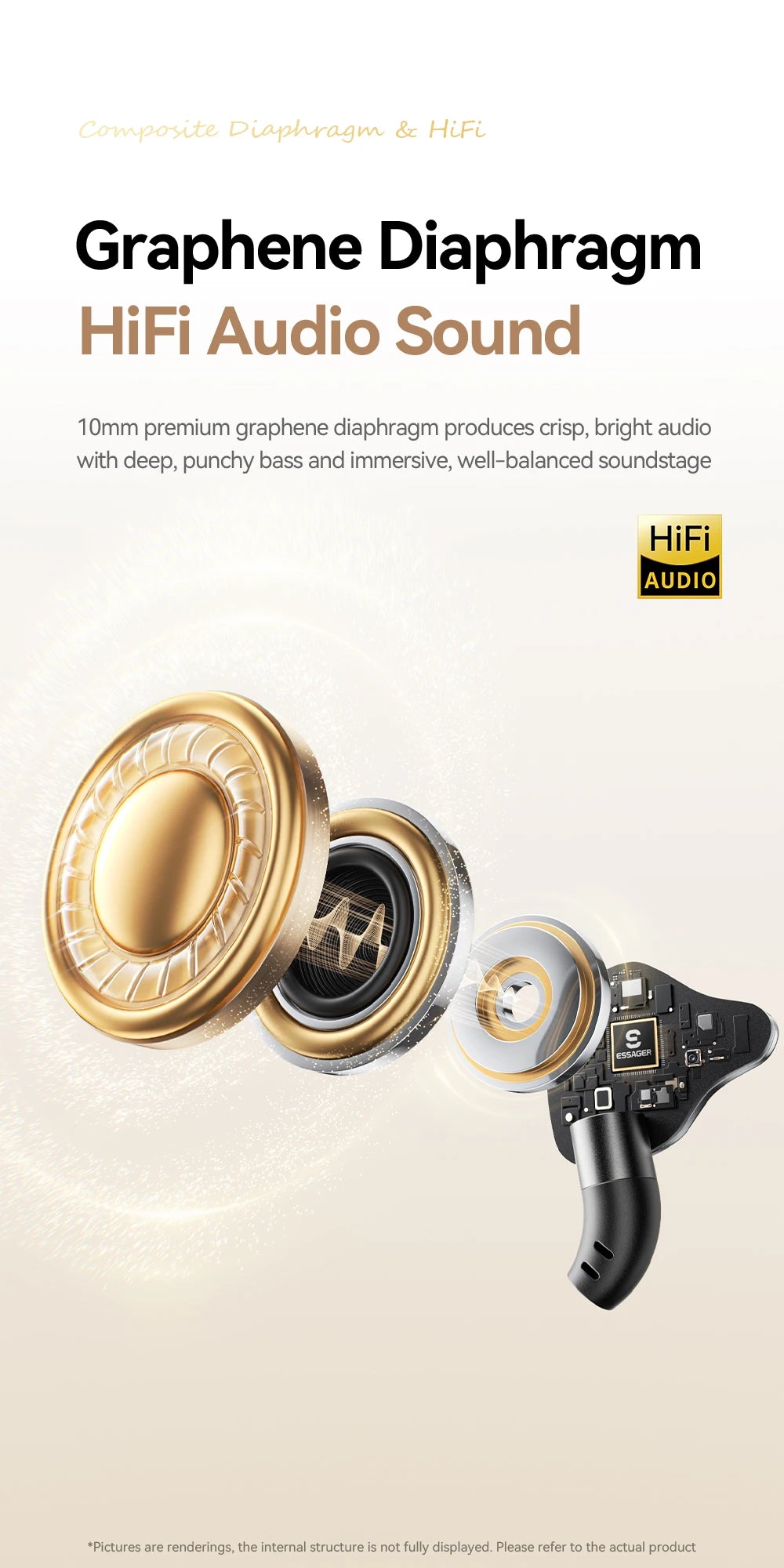 ESSAGER SK1 Karaoke Wired Earphones with Built-in Sound Card