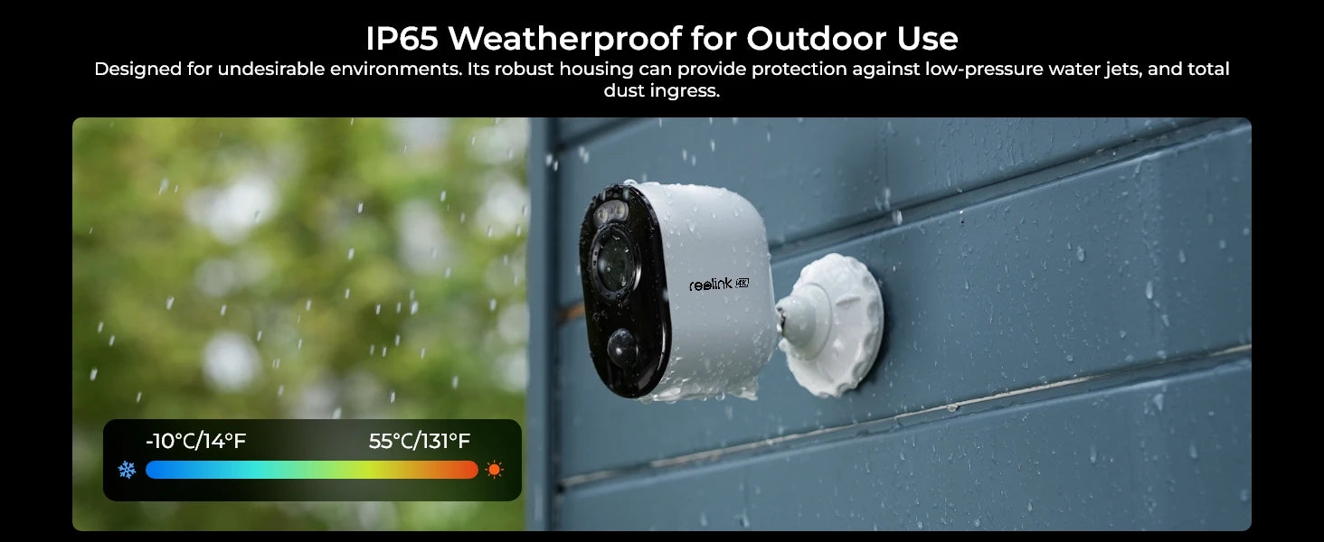 REOLINK Argus 3 Ultra 8MP Solar Powered Smart Home Security Camera