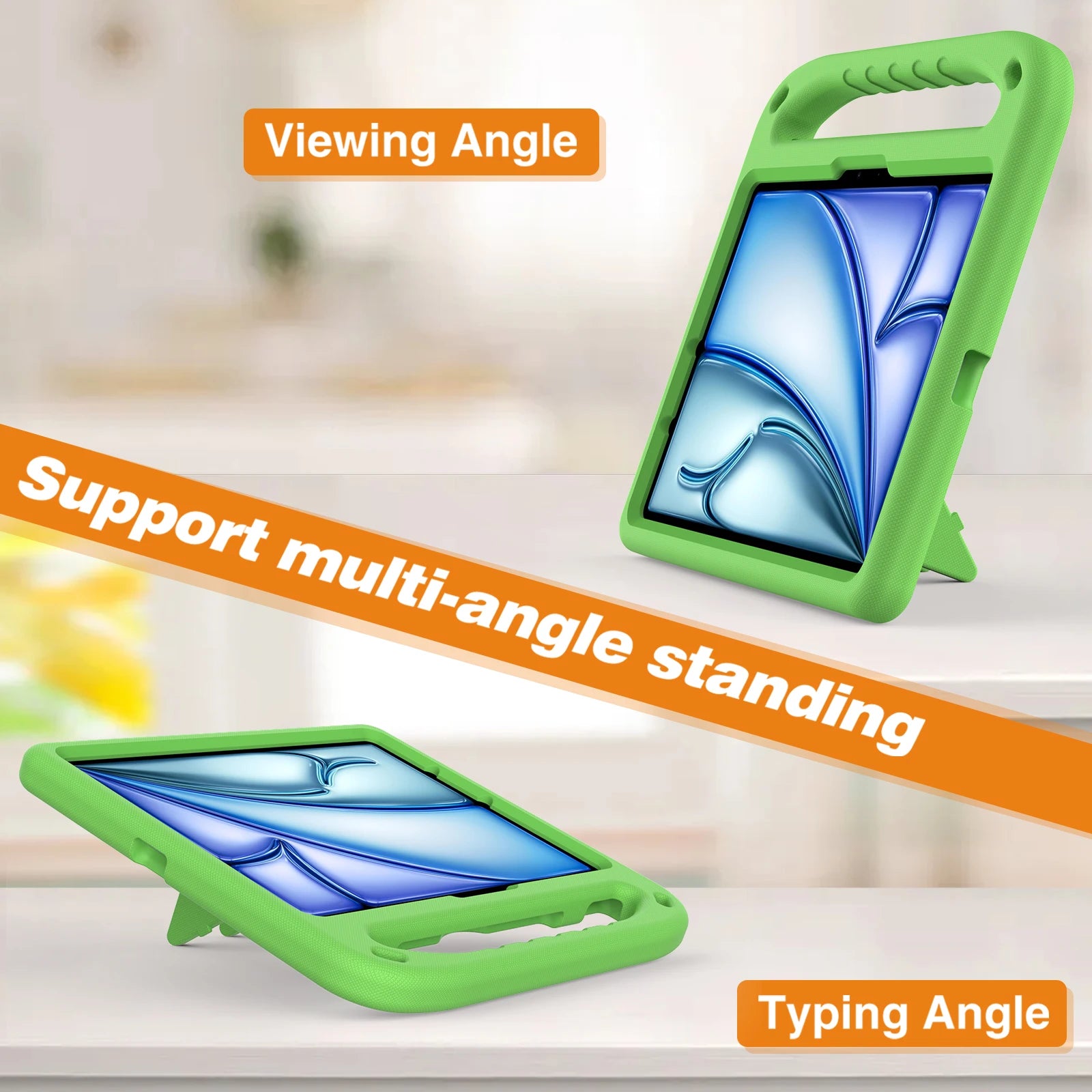 Shockproof and Protective iPad Case and Stand for Kids