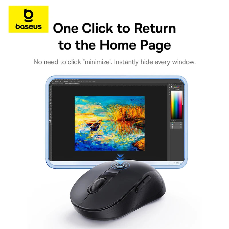 BASEUS F02 Ergonomic Bluetooth Wireless Mouse