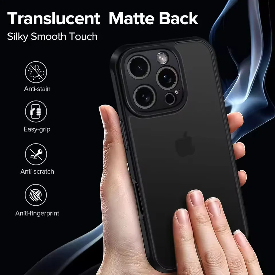 MagSafe Shockproof Military Grade Matte Case for iPhone