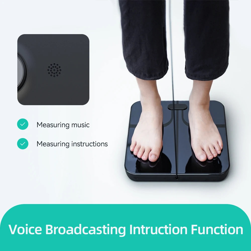 FITDAYS FI2211WB Bluetooth Smart Body Scales - Blue