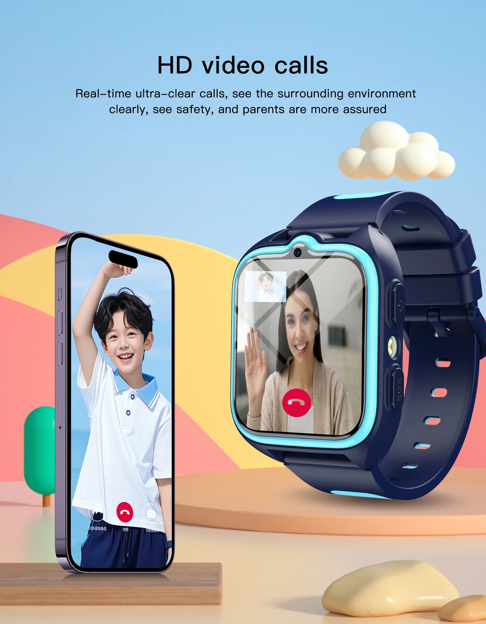BLACKVIEW Z30 1.75" Kids Smart Watch