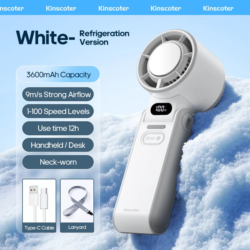 KINSCOTER F53K Rechargeable Portable Handheld Fan