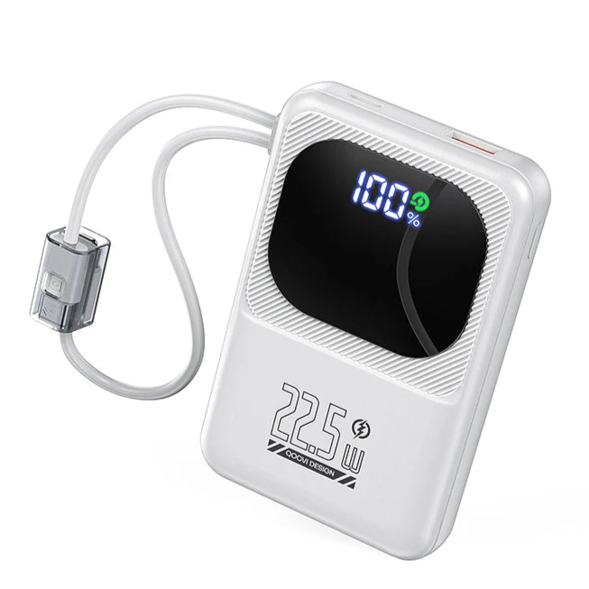 QOOVI Ultra-Thin 10000mah Portable Charger and Power Bank