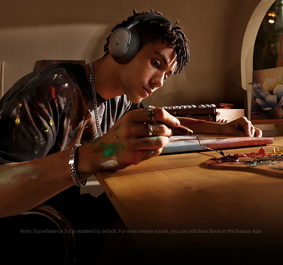 BASEUS Inspire XH1 Active Noise Cancelling Bluetooth Wireless Headphones