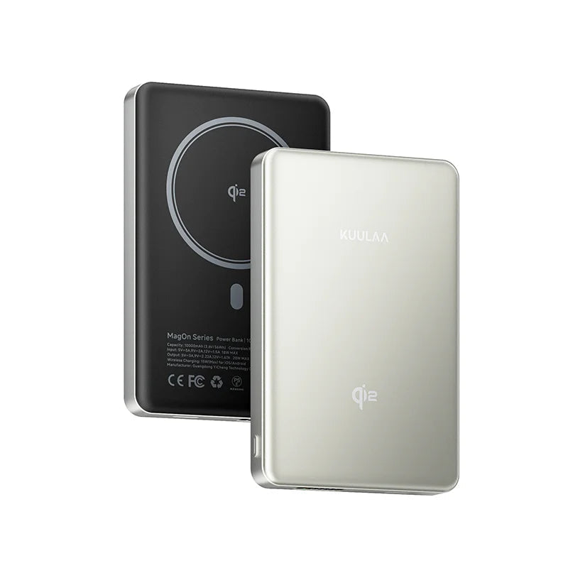 KUULAA Qi2 15W 10000mAh Magnetic Portable Charger and Power Bank