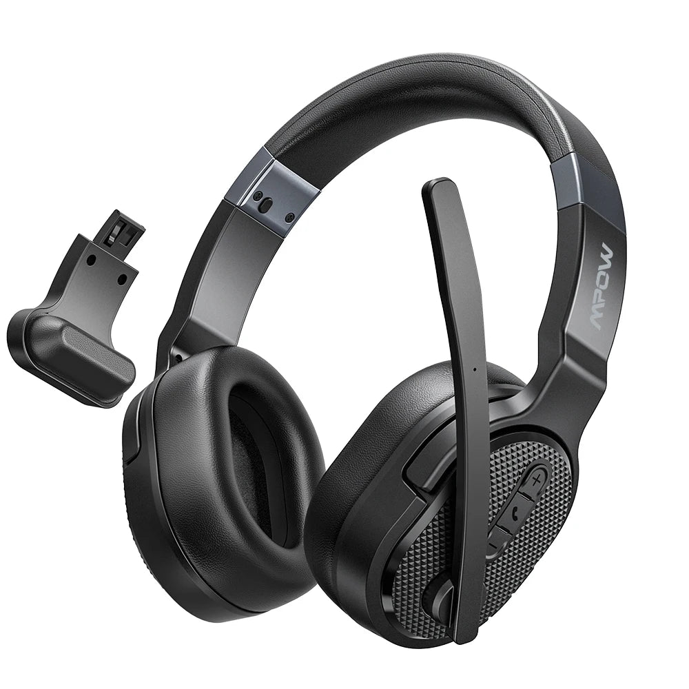 MPOW E65 2in1 Bluetooth Wireless Office Headset