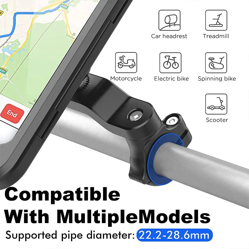 UNTOOM 360° Universal Magnetic Waterproof Bike Phone Mount